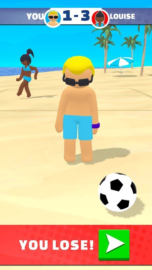 沙滩网式足球比赛图1